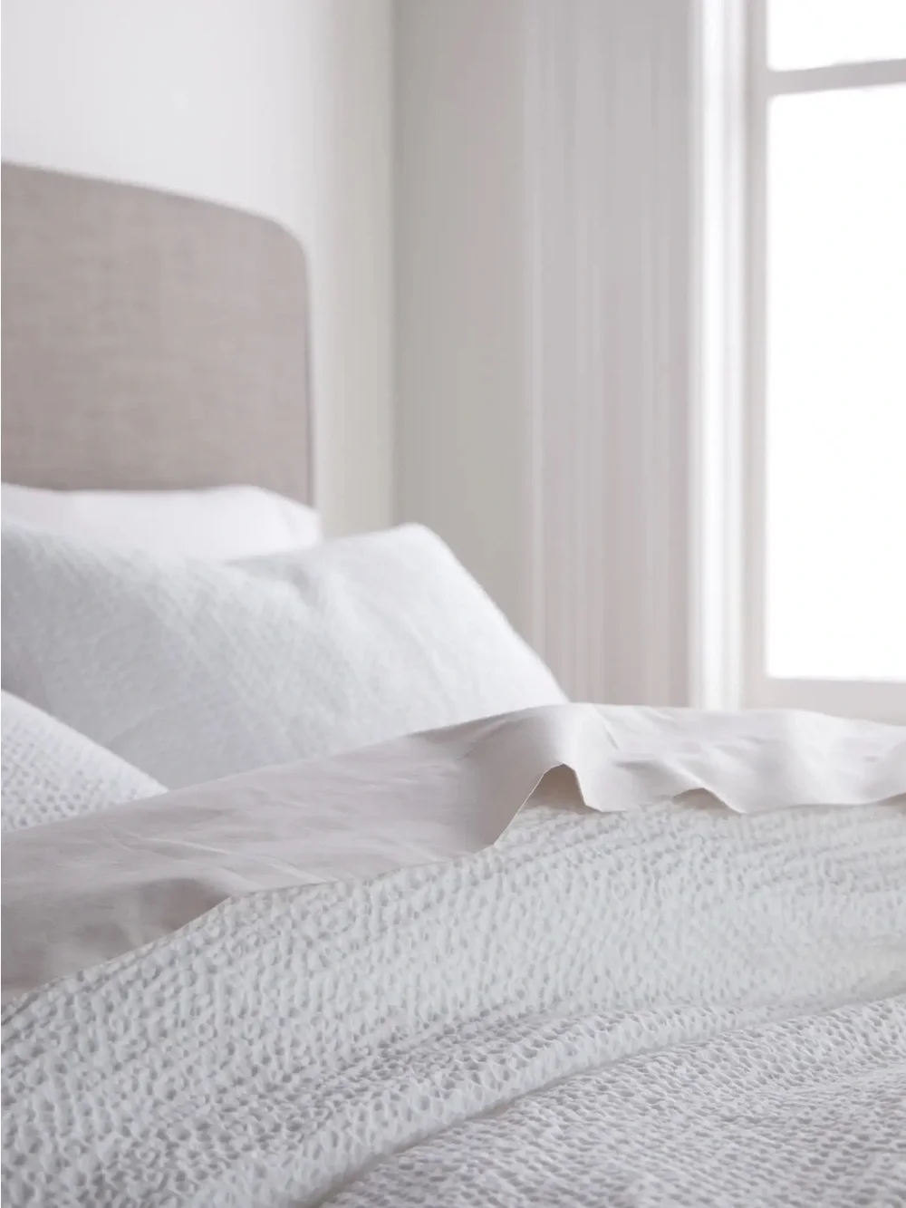 Quince Luxe Honey Comb Duvet Cover King